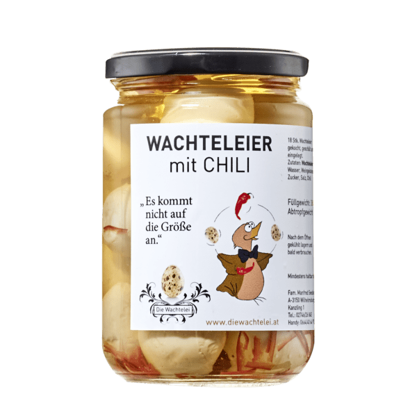 Wachteleier mit Chili